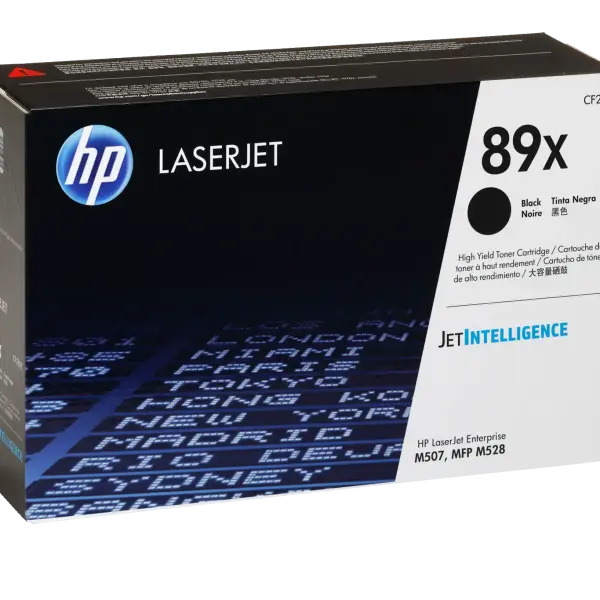 HP 89X High Yield Black Original LaserJet Toner Cartridge (CF289X)
